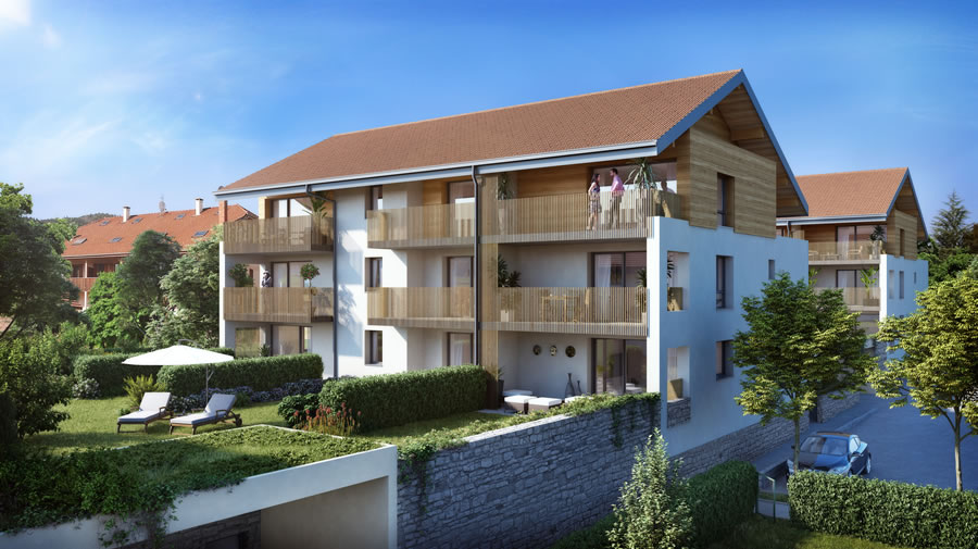 Programme immobilier neuf Jardins du Brevon Boege